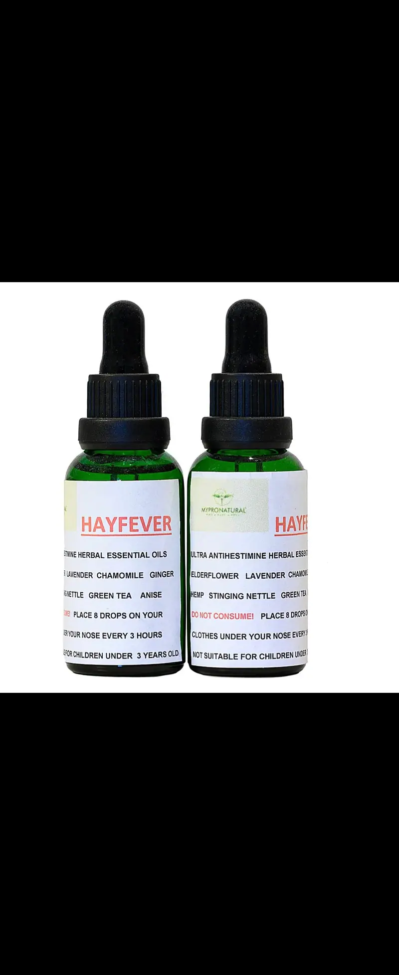 Hayfever Herbal drops, not to be consumed! Placed on clothes or under the nose, relief comes from inhalation
