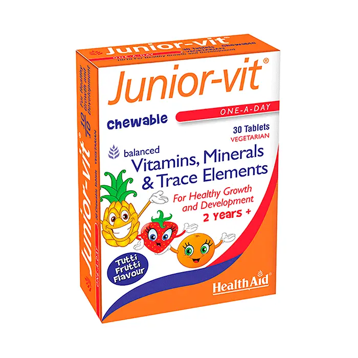 HEALTH AID JUNIOR VIT - 30 CHEWABLE TABLETS