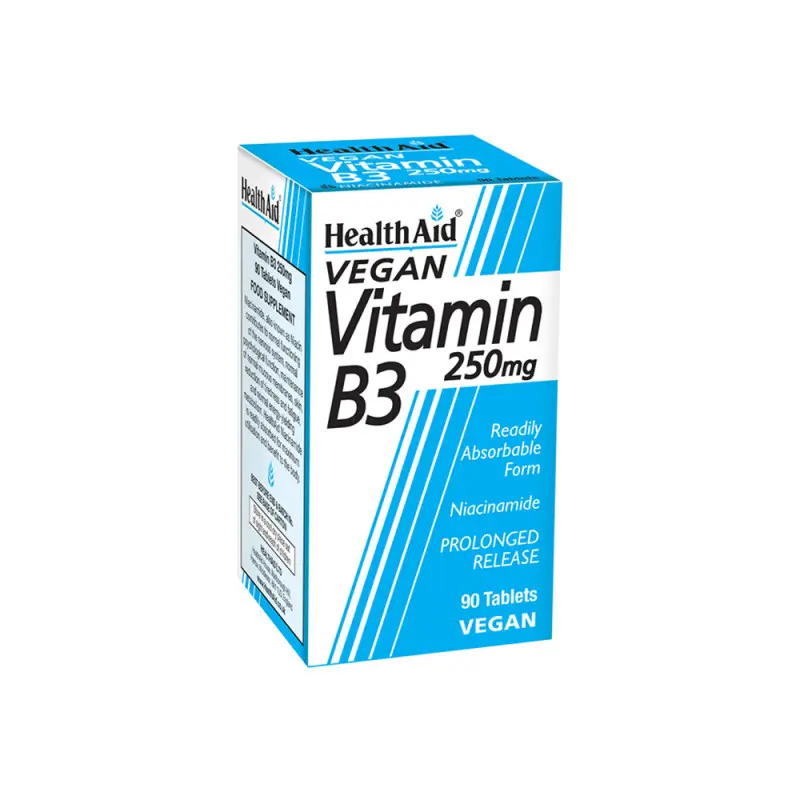 HealthAid Vegan Vitamin B3 250mg