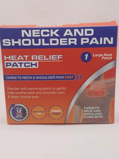 Heat Relief Patch For Neck and Shoulder Pain (1 Large Heat Patch)