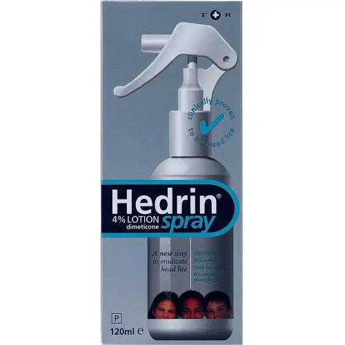 Hedrin 4% Lotion Spray 120ml
