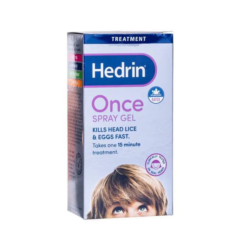 Hedrin Once Spray Gel 100ml