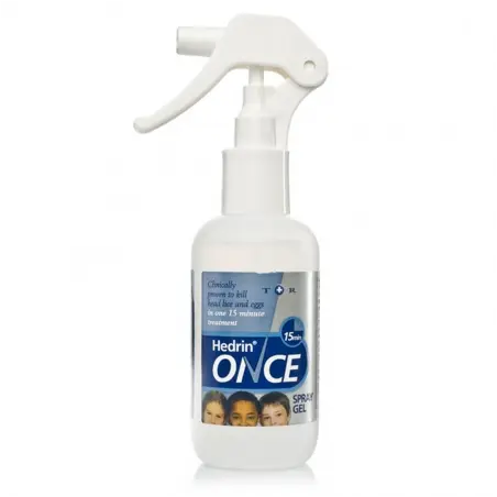Hedrin Once Spray Gel (60ml Spray Bottle)