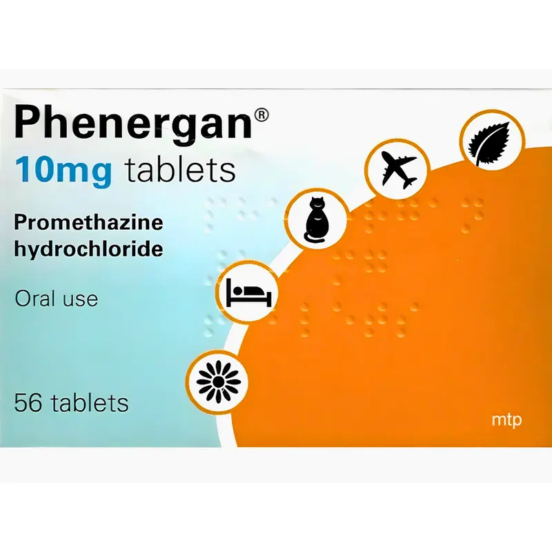 henergan 10mg (Promethazine Hydrochloride) - 56 Tablets