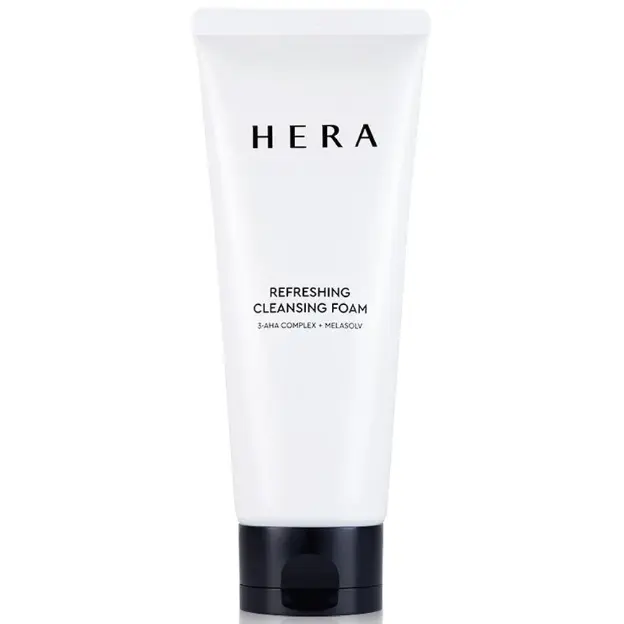 HERA - Refreshing Cleansing Foam with 3-AHA Complex + Melasolv 160g.
