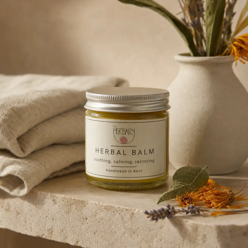 Herbal Balm with Calendula, Comfrey & St John's Wort
