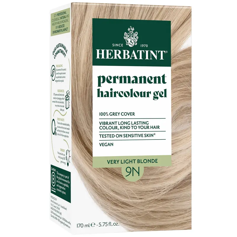 Herbatint Permanent Herbal Hair Colour 9N HONEY BLONDE 170ml