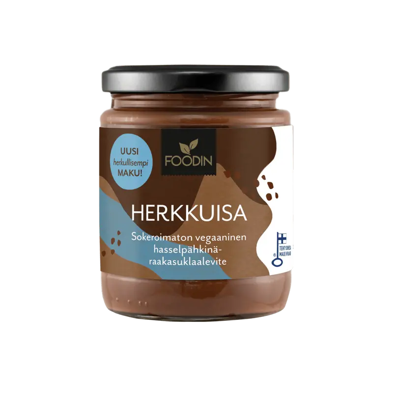 Herkkuisa Sugar Free "Nutella" 230G Hazelnut-Cacao Spread