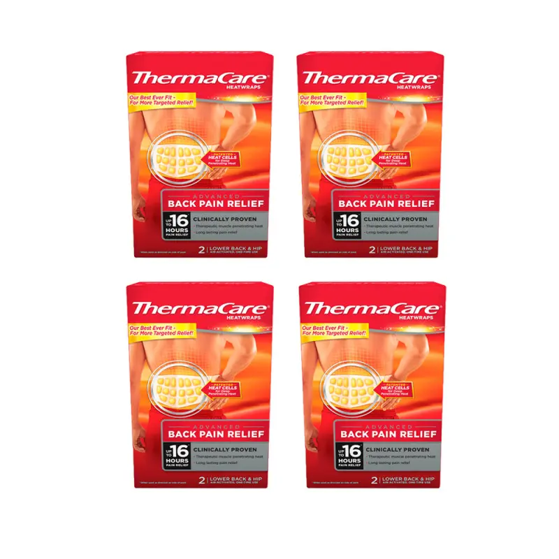 hermacare Back Heatwraps 4 Pack