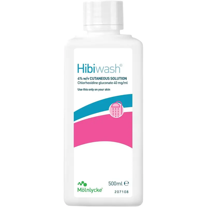 Hibiwash Antimicrobial Wash for Pre-And-Post Operative Care 500Ml
