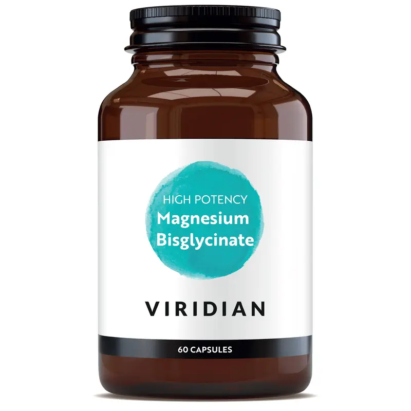 High Potency Magnesium Bisglycinate Veg Caps