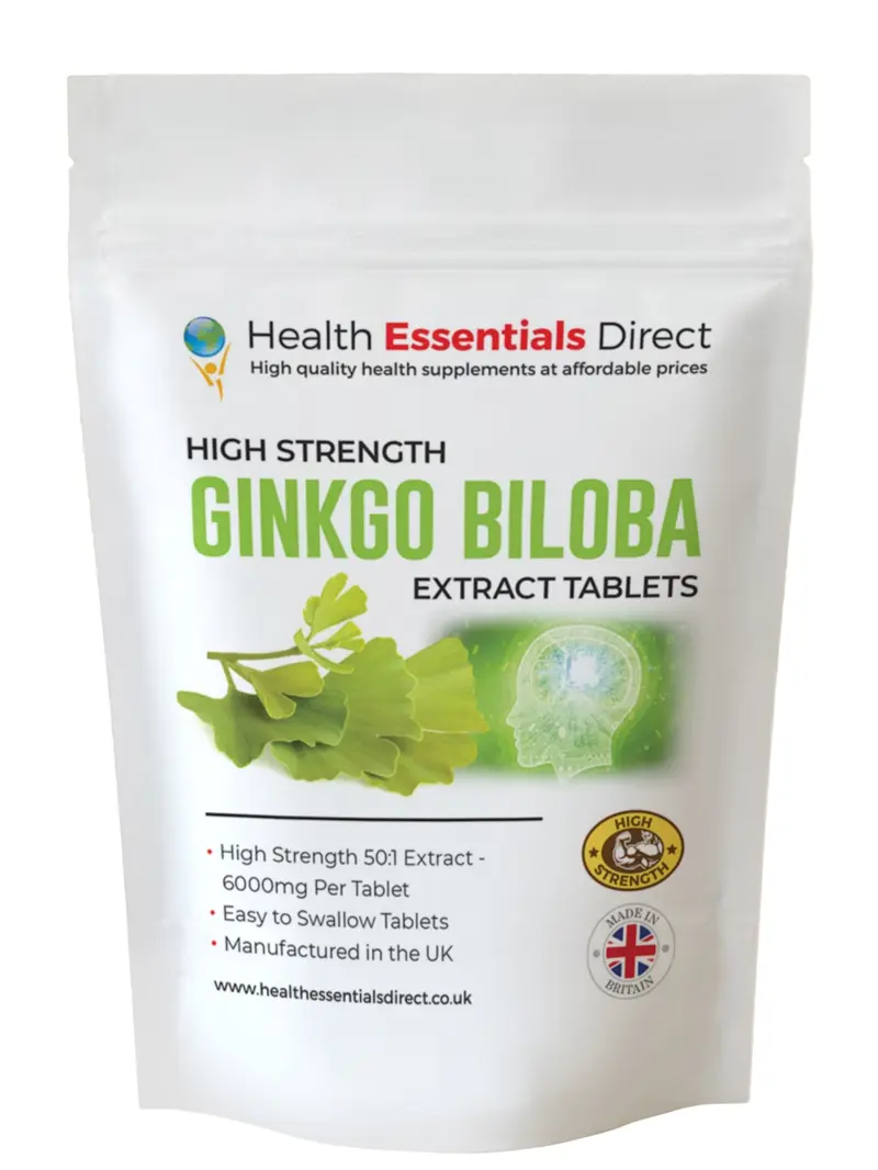 High Strength Ginkgo Biloba Tablets 50