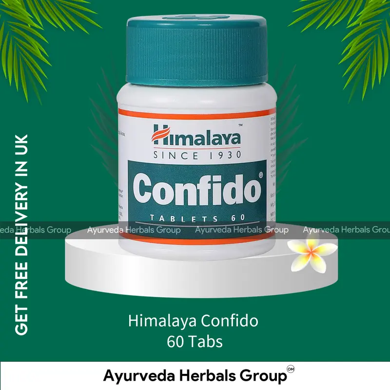 Himalaya Confido 60 Tabs - Ayurvedic Wellness Support | UK Delivery Available