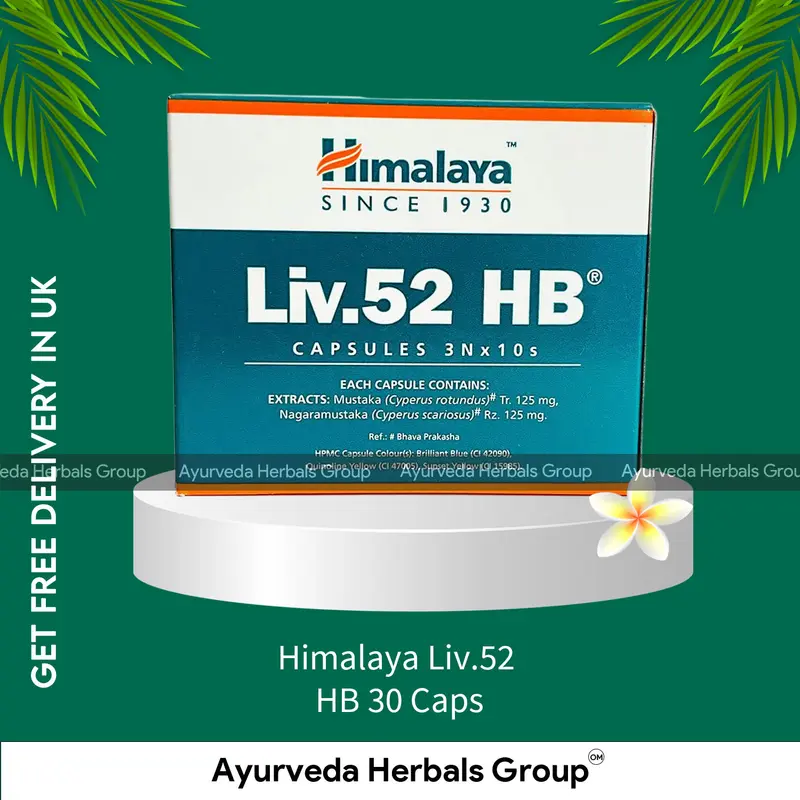 Himalaya Liv.52 HB 30 Caps - Ayurvedic Liver Support | Ayurveda Herbals UK
