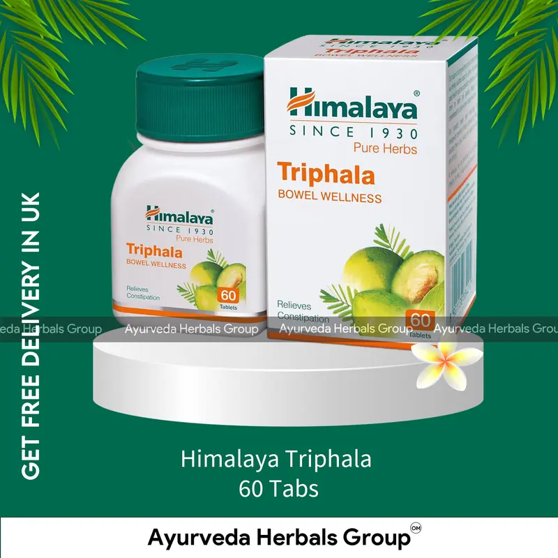 Himalaya Triphala 60 Tabs - Ayurvedic Digestive Support | Delivered Across the UK