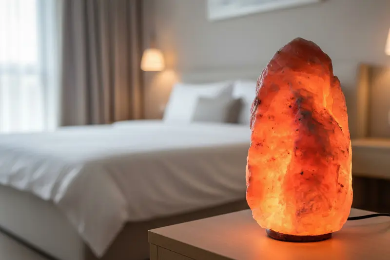 Himalayan Pink Salt Lamp | Natural Crystal Rock Lamp | With Bulb & Cable