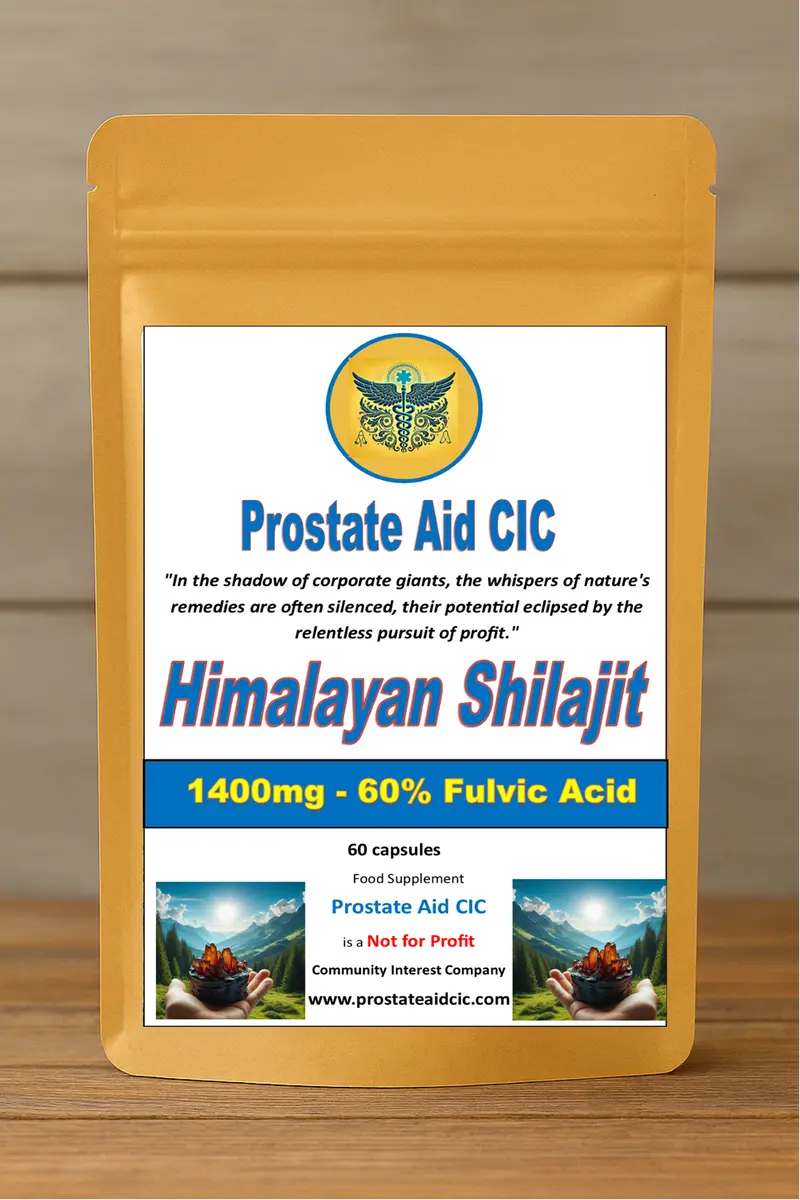 Himalayan Shilajit Extract – High Strength Mineral Resin – 60 Capsules