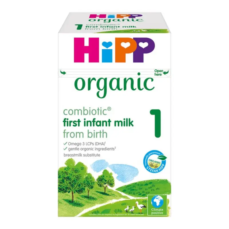 HiPP Organic 1 First Infant Baby Milk Powder from Birth (1 x 800g) (N)