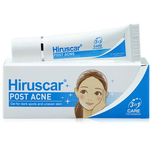 Hiruscar - Postacne Gel For Acne Scar And Dark Mark 10g.