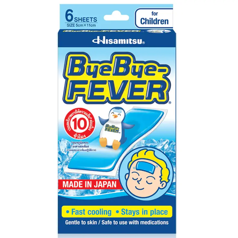 Hisamitsu - ByeBye Fever Fast Cooling for Children 6pcs
