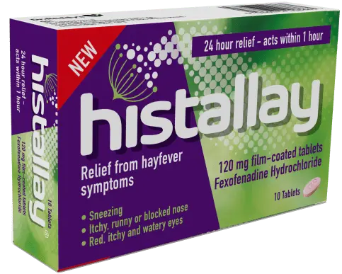histallay 120Mg Film Coated Tablets Fexofenadine hydrochride 30Tablets