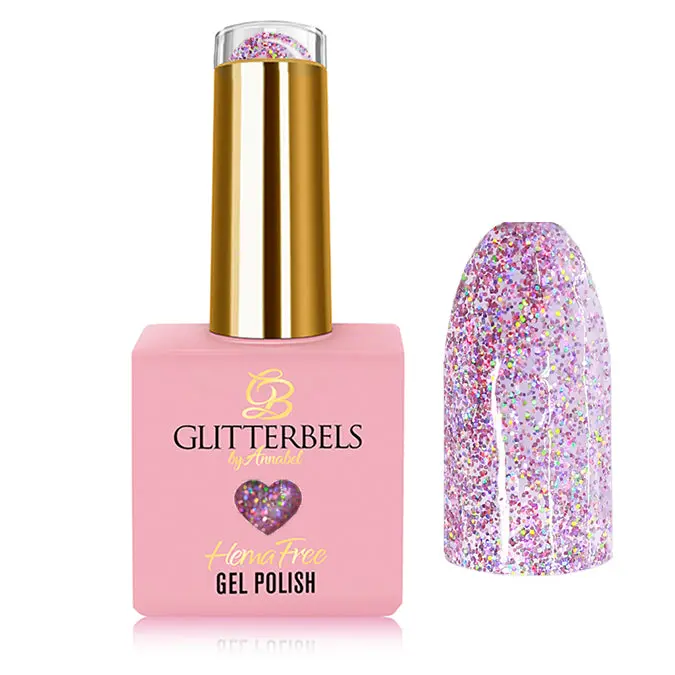 Holo Gorgeous Hema Free Gel Polish by Glitterbels
