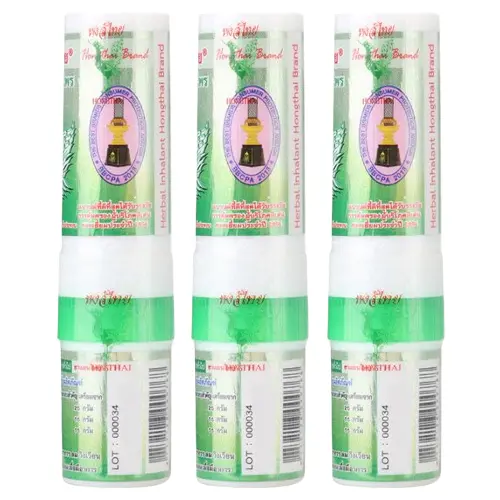 Hong Thai - Herbal Inhalant 3ml. (Pack of 3)
