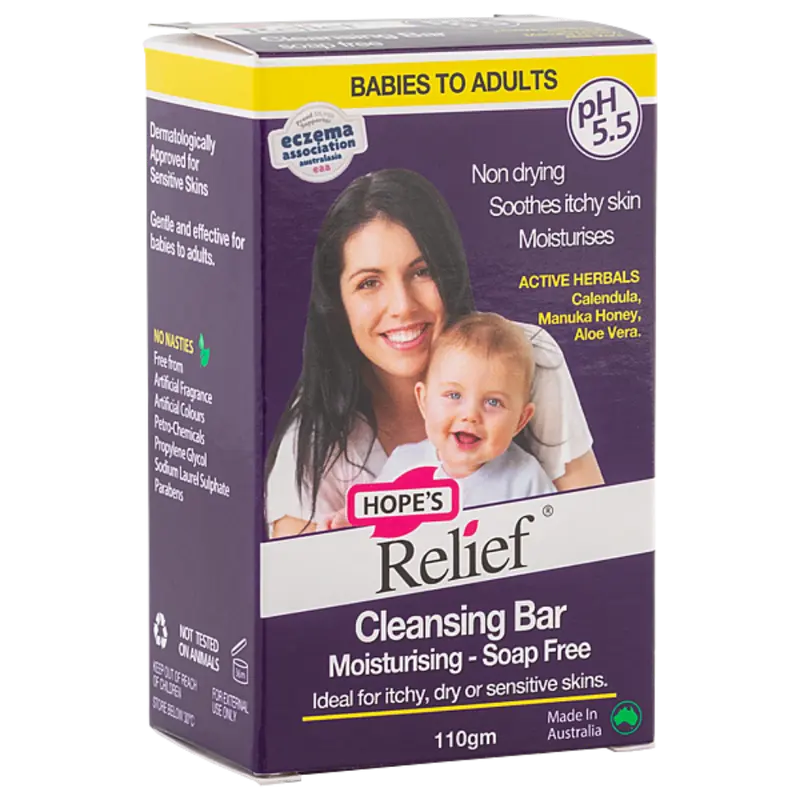 Hope's Relief Soap Free Cleansing Bar 110g