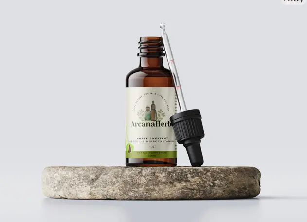 Horse Chestnut tincture. Aesculus hippocastanum. 1