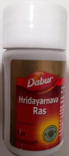 Hridayarnava Ras 40 tablets Dabur Strengthens heart muscles.