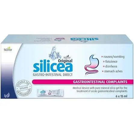 Hübner Original Silicea Gastro-Intestinal Gel 6 x 15ml Travel Pack