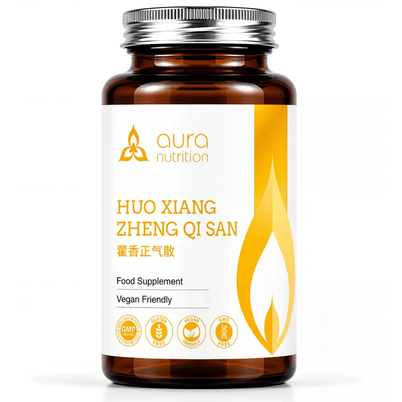 Huo Xiang Zheng Qi San (Patchouli & Liquorice Root) - 60 tablets