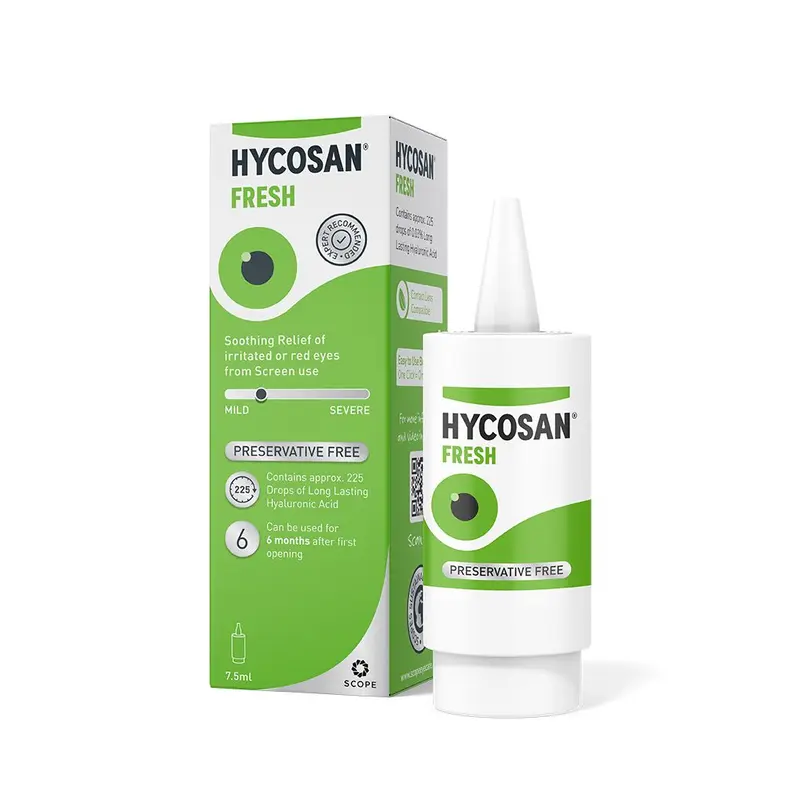 Hycosan Fresh Preservative Free Eye Drops 7.5ML