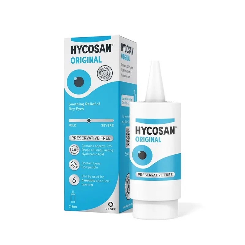 Hycosan Original Preservative Free Eye Drops 7.5ML