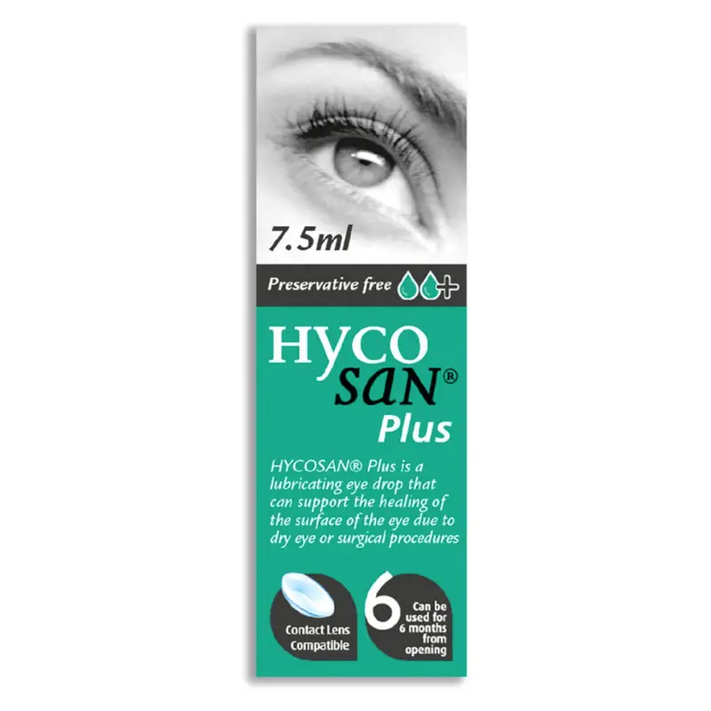 Hycosan Plus Preservative Free Eye Drops - 7.5ml