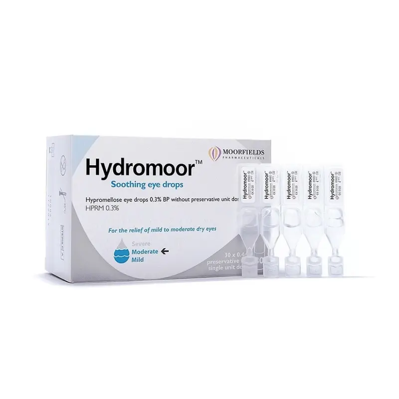 Hydromoor Preservative Free Dry Eye Drops -30 vials