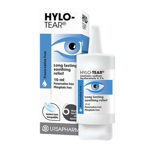 Hylo-Tear Sodium Hyaluronate 0.1% Preservative-Free Eye Drops - 10ml