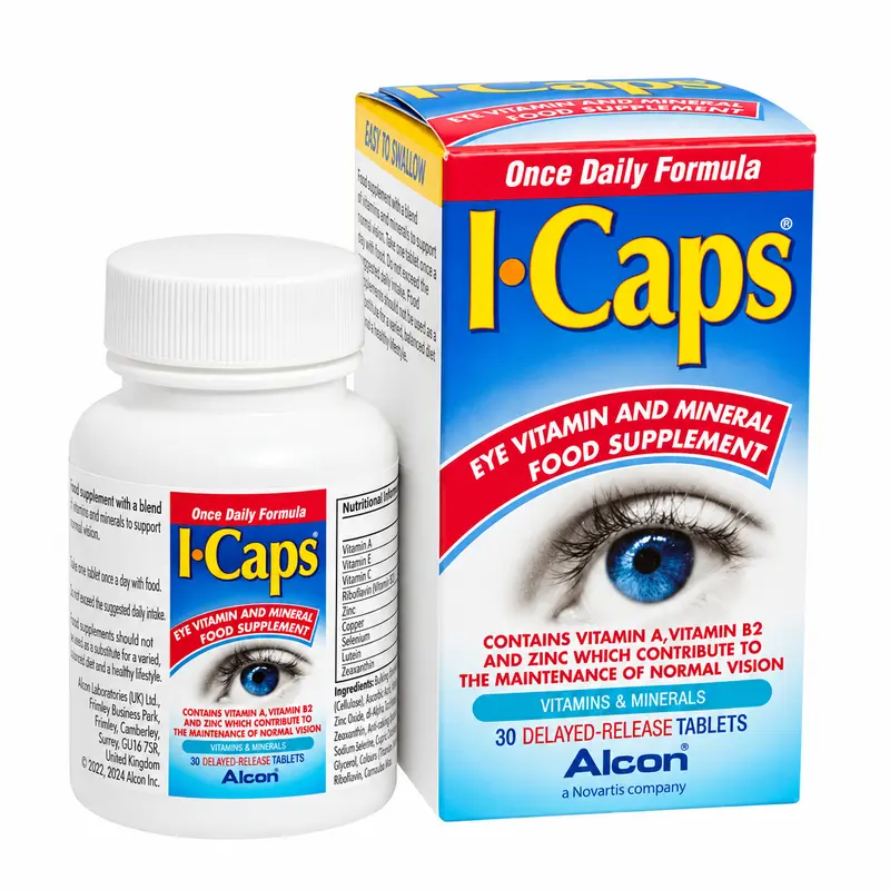 ICaps Lutein & Zeaxanthin Eye Health Formula - 30 Tablets