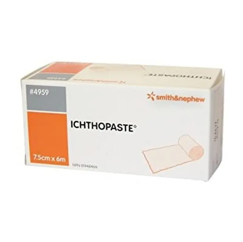 ICHTHOPASTE® Zinc Paste Bandage – 7.5cm × 6m