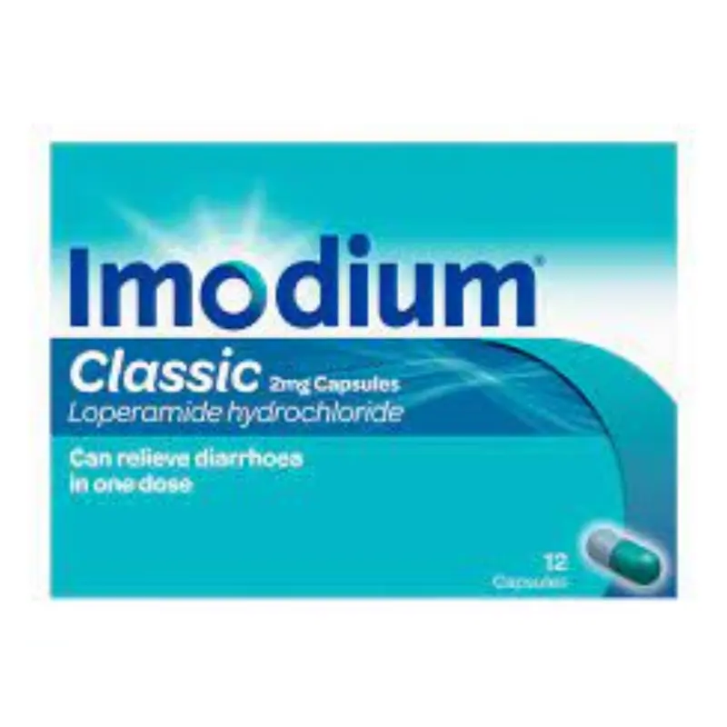 Imodium Classic 2mg capsules - 12 Capsules (P)