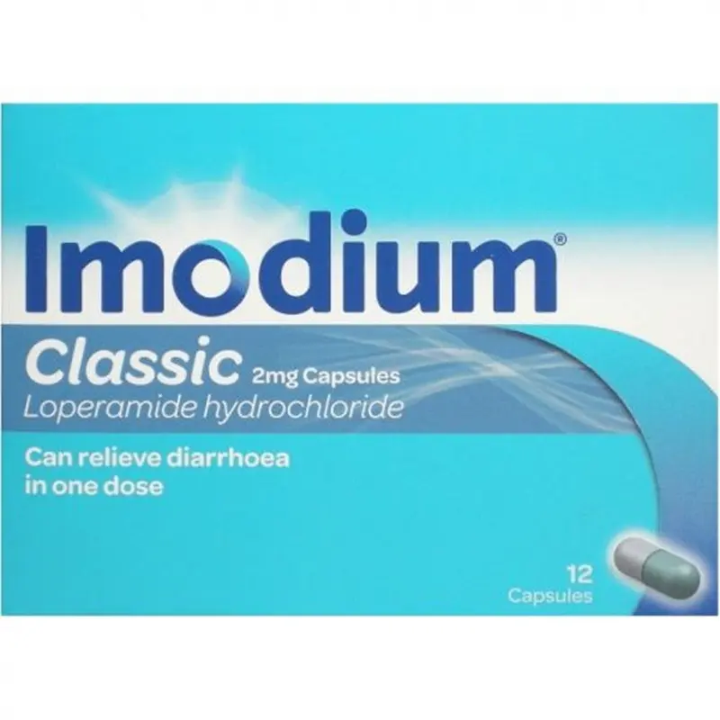Imodium Classic 2mg Capsules 12 Pack