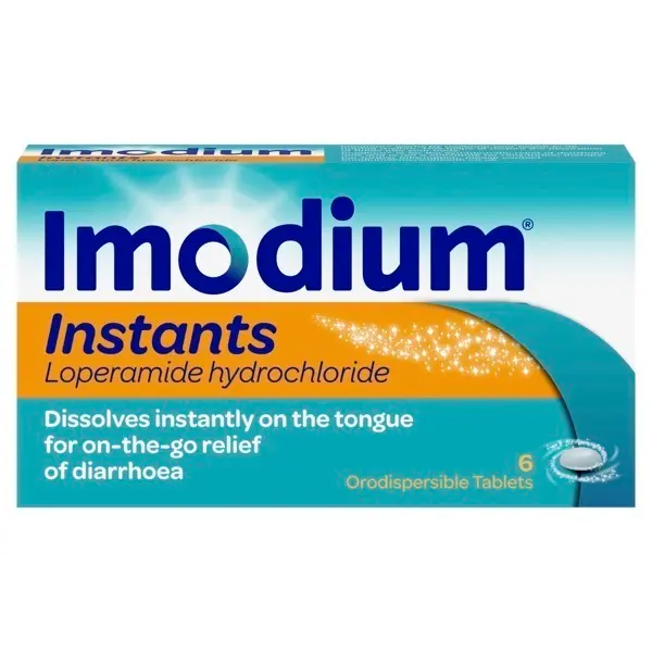Imodium Instants Anti-Diarrhoea Tablets - 6 Tablets