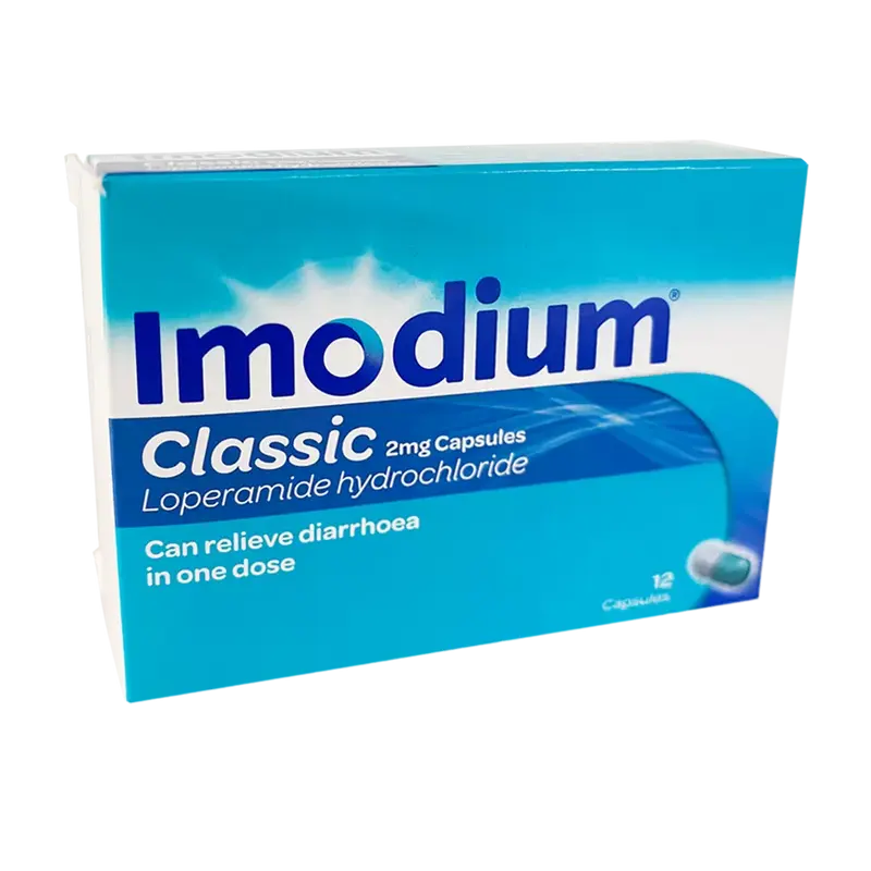 Imodium Original 2mg Capsules (pack of 12)