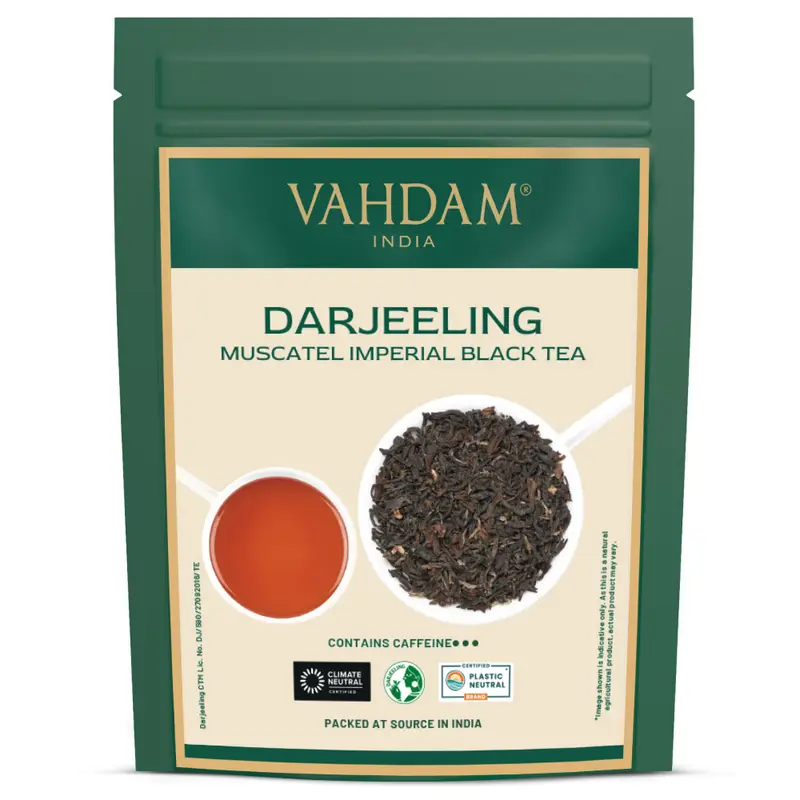 Imperial Muscatel Darjeeling Second Flush Black, 3.53oz/100g