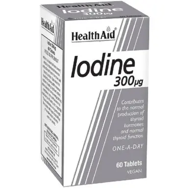 Iodine 300micrograms normal function of thyroid 60 tablets