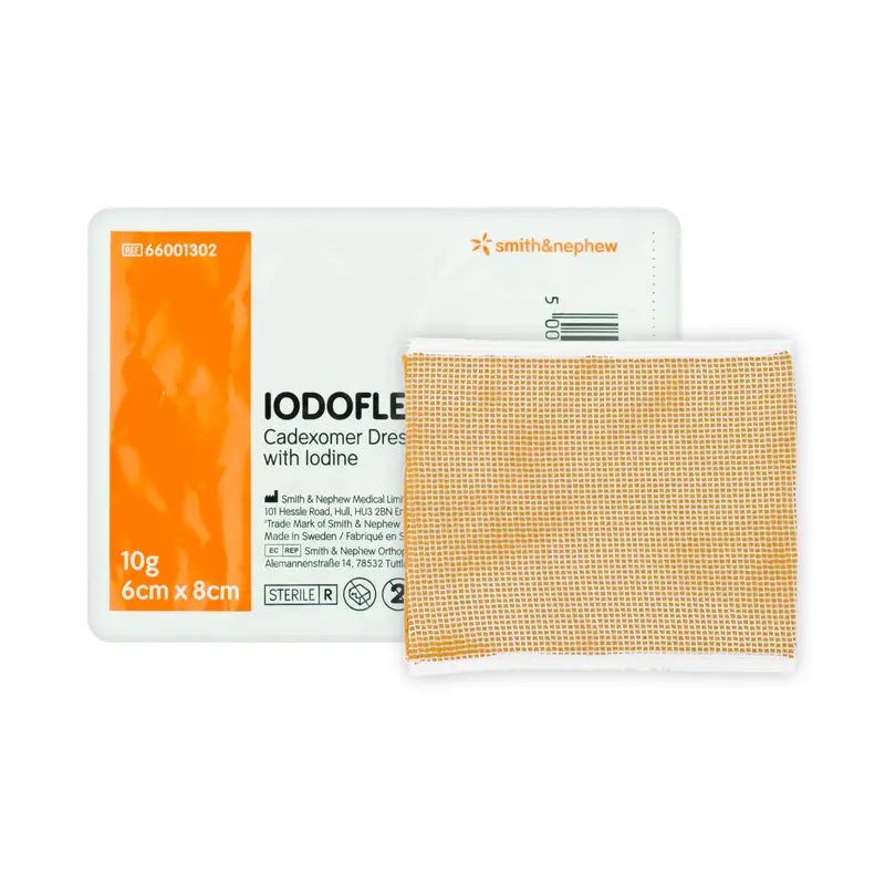 IodoFlex Iodine Paste Pad Dressing - Cadexomer Iodine Pad (10g or 17g) (x1, 3 or 2)