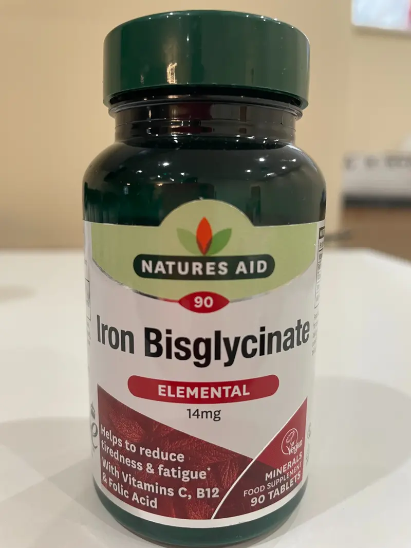 Iron Biglychinate 90 Tablets