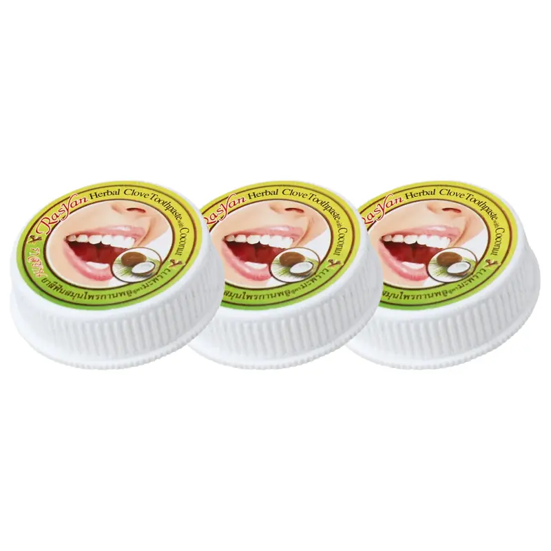 ISME - Herbal Clove Toothpaste With Coconut 25g. (Pack of 3)