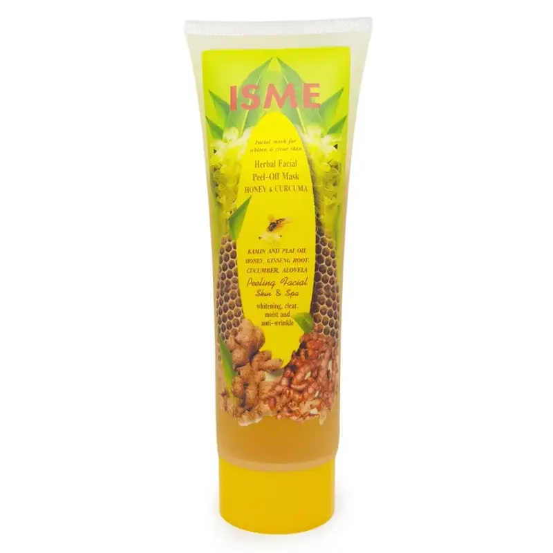 ISME - Herbal Facial Peel-Off Mask, Honey & Curcuma Formula 100g.