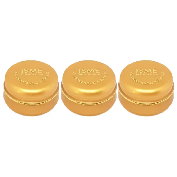 ISME - Whitening Cream with Curcuma, Plai, Tanaka 3g. (Pack of 3)